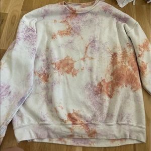 Tie dye crew neck